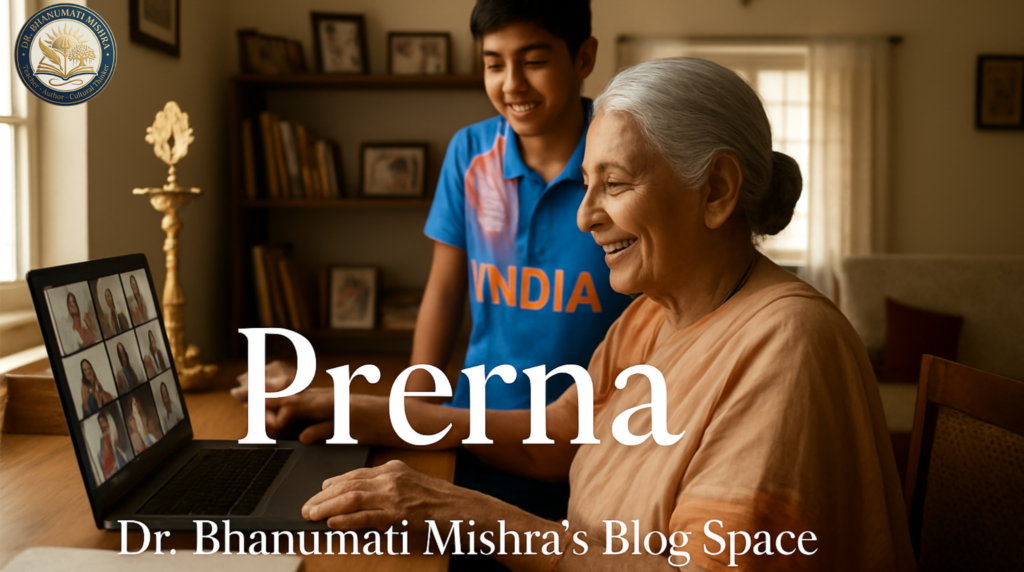 Honest Confessions: When Grandma Met the Internet-Prerna - Dr. Bhanumati Mishra's Blog Space